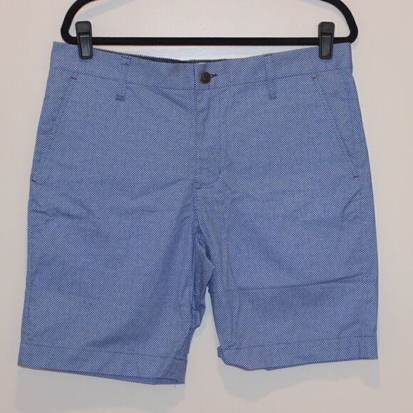 NWT Construct Stretch Blue Print Men Shorts Size 34 - Picture 3 of 16